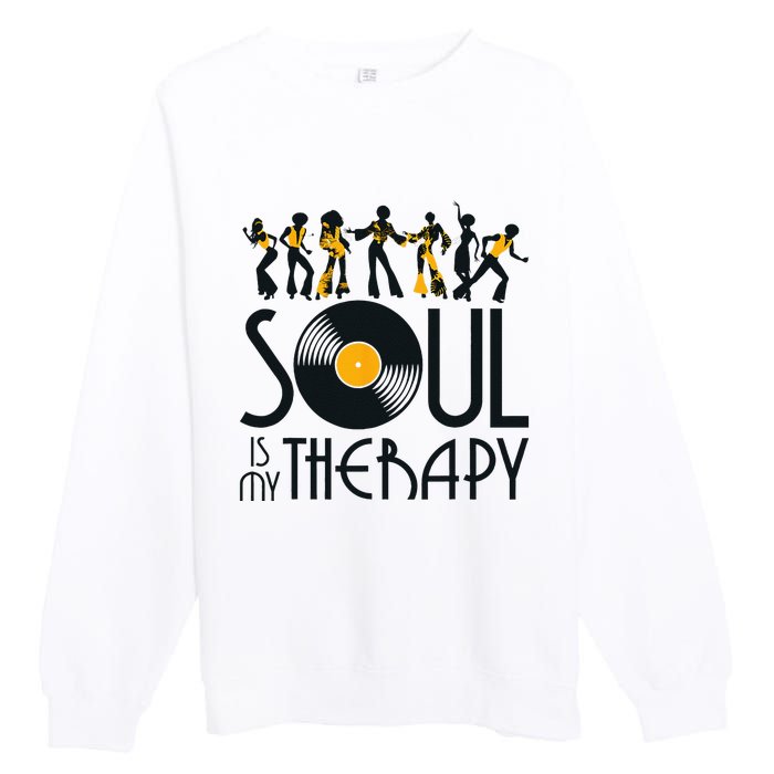 Funk Vintage 70s Costume For Music Lovers Rare Soul Premium Crewneck Sweatshirt