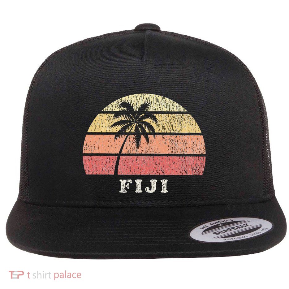 Fiji Vintage 70s Retro Flatbill Hat