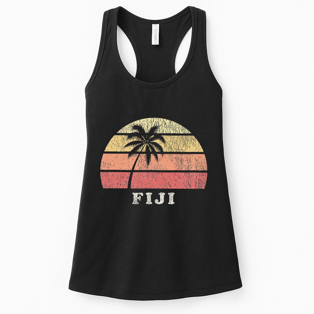 Fiji Vintage 70s Retro Womens Tank Top