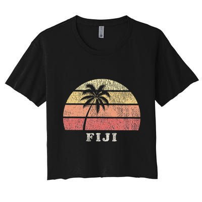 Fiji Vintage 70s Retro Crop Top