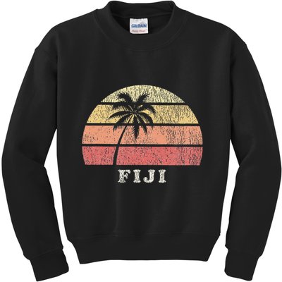 Fiji Vintage 70s Retro Kids Sweatshirt