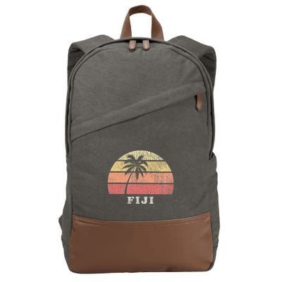 Fiji Vintage 70s Retro Cotton Canvas Backpack