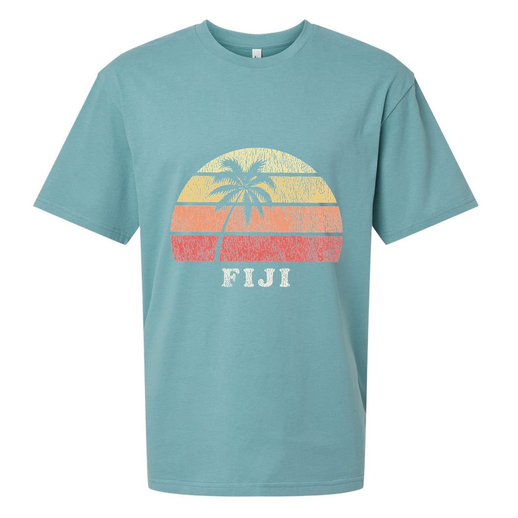 Fiji Vintage 70s Retro Sueded Cloud Jersey T-Shirt