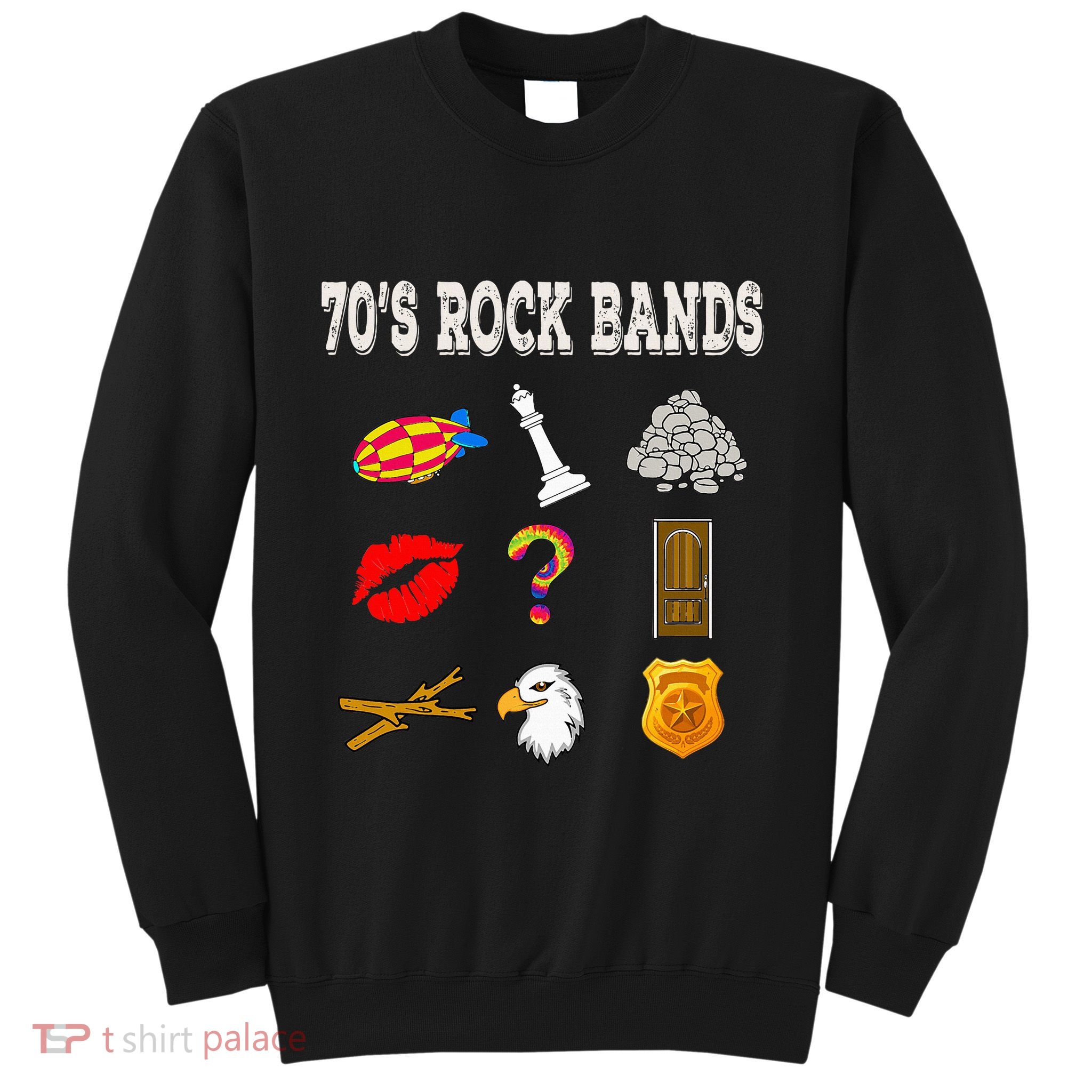 Funny Vintage 70S Rock Band Sweatshirt