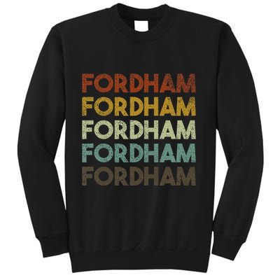 Fordham Vintage 80s Retro Style Sweatshirt