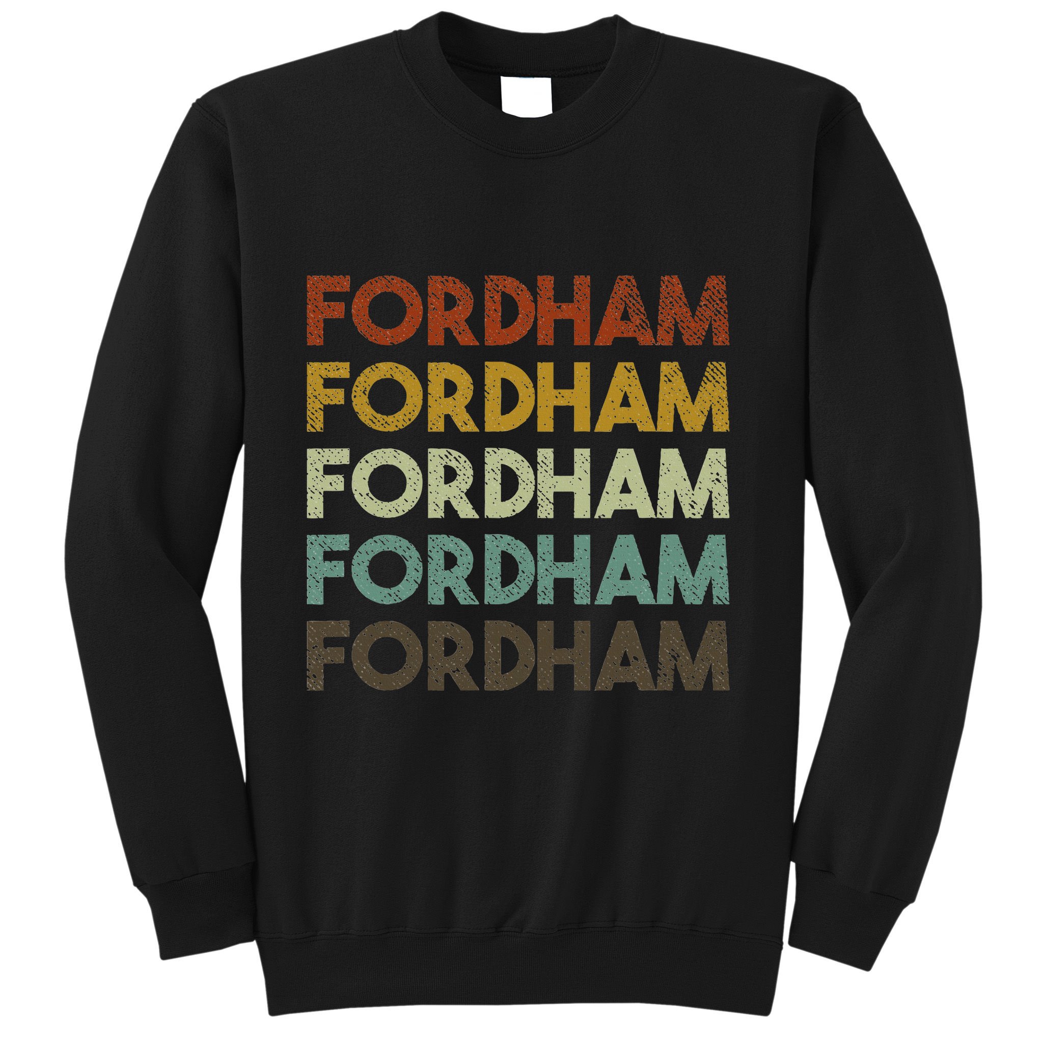Fordham Vintage 80s Retro Style Sweatshirt