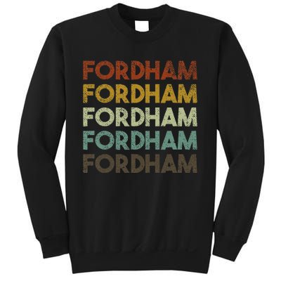 Fordham Vintage 80s Retro Style Sweatshirt