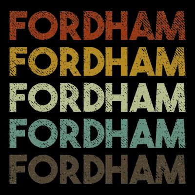 Fordham Vintage 80s Retro Style T-Shirt