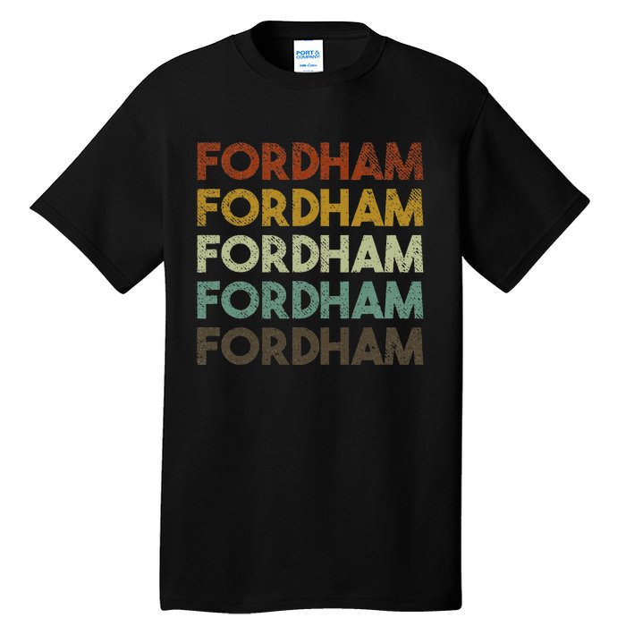 Fordham Vintage 80s Retro Style Tall T-Shirt