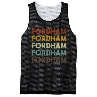 Fordham Vintage 80s Retro Style Mesh Reversible Basketball Jersey Tank