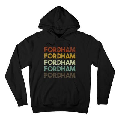 Fordham Vintage 80s Retro Style Tall Hoodie