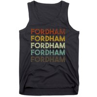 Fordham Vintage 80s Retro Style Tank Top