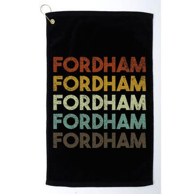 Fordham Vintage 80s Retro Style Golf Towel