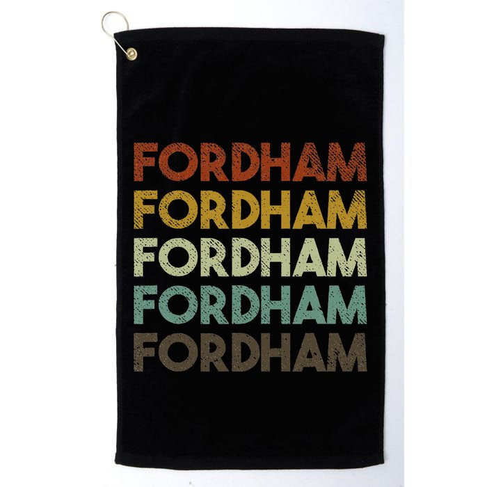 Fordham Vintage 80s Retro Style Golf Towel