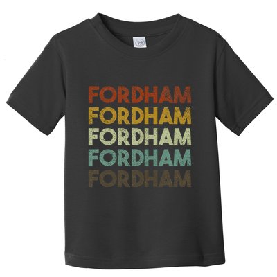 Fordham Vintage 80s Retro Style Toddler T-Shirt