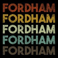 Fordham Vintage 80s Retro Style Crop Top