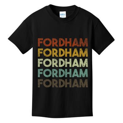 Fordham Vintage 80s Retro Style Kids T-Shirt