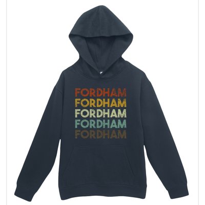 Fordham Vintage 80s Retro Style Urban Pullover Hoodie