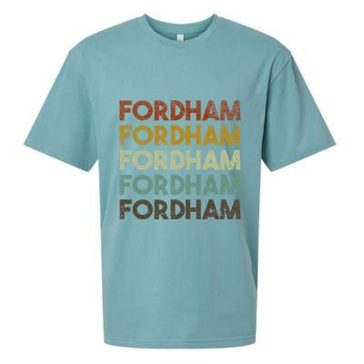 Fordham Vintage 80s Retro Style Sueded Cloud Jersey T-Shirt