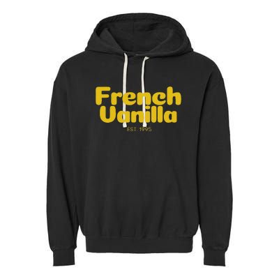 French Vanilla 90S Rap Garment-Dyed Fleece Hoodie