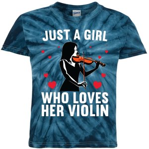 Funny Violin Art For Girl Women Violin Player Viola Lover Kids Tie-Dye T-Shirt