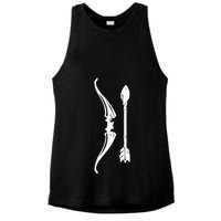 Full Violence Ap Bow And Arrow Ladies PosiCharge Tri-Blend Wicking Tank