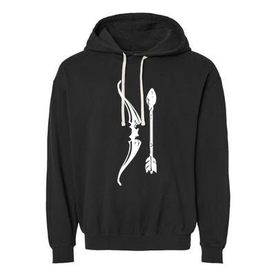 Full Violence Ap Bow And Arrow Garment-Dyed Fleece Hoodie