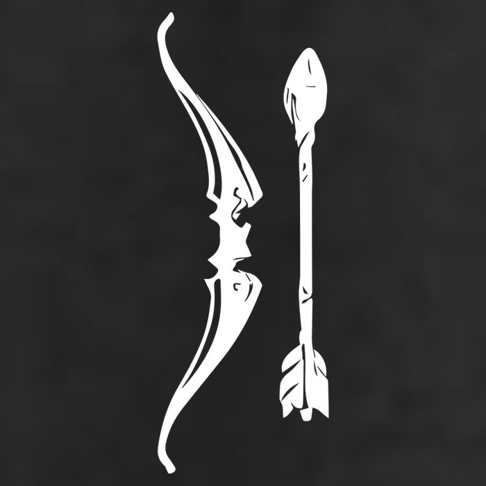 Full Violence Ap Bow And Arrow Garment-Dyed Fleece Hoodie