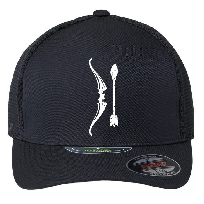 Full Violence Ap Bow And Arrow Flexfit Unipanel Trucker Cap