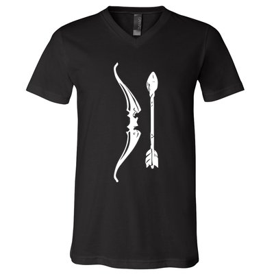 Full Violence Ap Bow And Arrow V-Neck T-Shirt