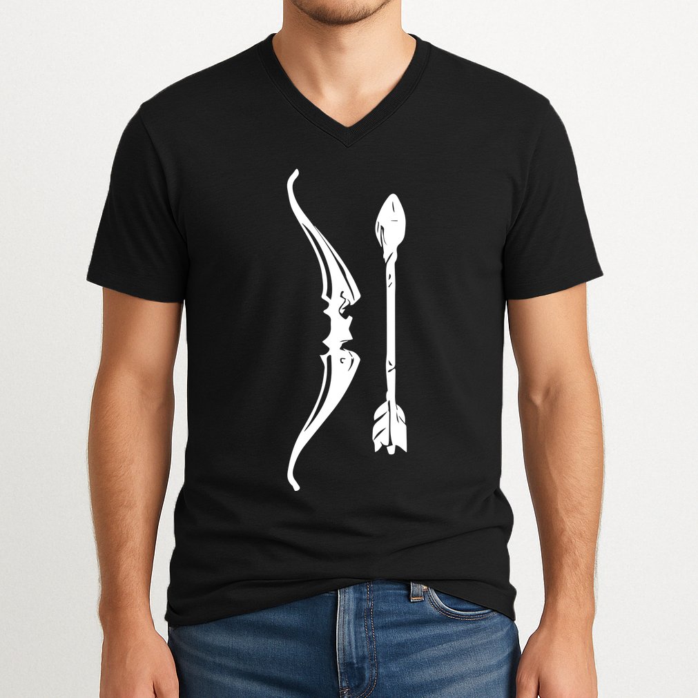 Full Violence Ap Bow And Arrow V-Neck T-Shirt