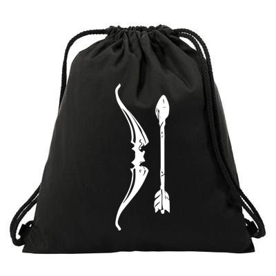 Full Violence Ap Bow And Arrow Drawstring Bag