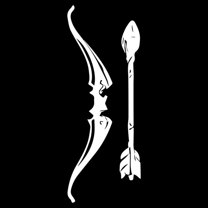 Full Violence Ap Bow And Arrow Drawstring Bag