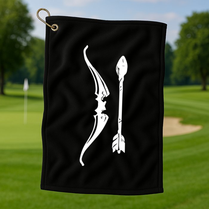 Full Violence Ap Bow And Arrow Golf Towel