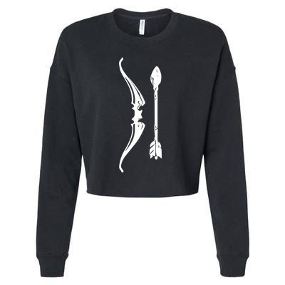 Full Violence Ap Bow And Arrow Cropped Pullover Crew