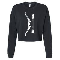 Full Violence Ap Bow And Arrow Cropped Pullover Crew