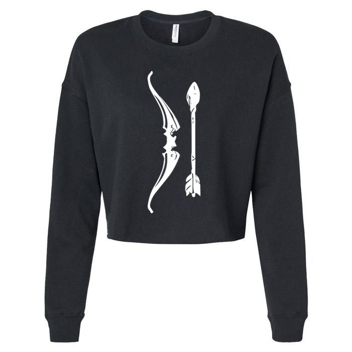 Full Violence Ap Bow And Arrow Cropped Pullover Crew