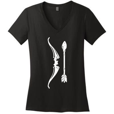 Full Violence Ap Bow And Arrow Women's V-Neck T-Shirt