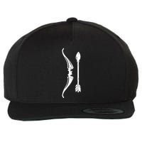 Full Violence Ap Bow And Arrow Wool Snapback Cap