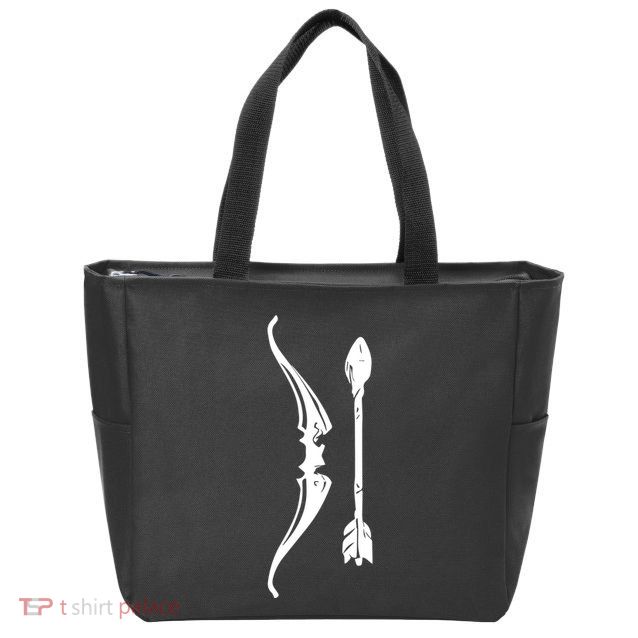 Full Violence Ap Bow And Arrow Zip Tote Bag