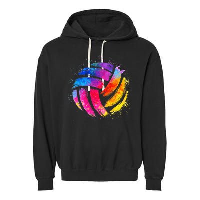 Funny Volleyball Art For Volleyball Lover Tshirtmin Garment-Dyed Fleece Hoodie