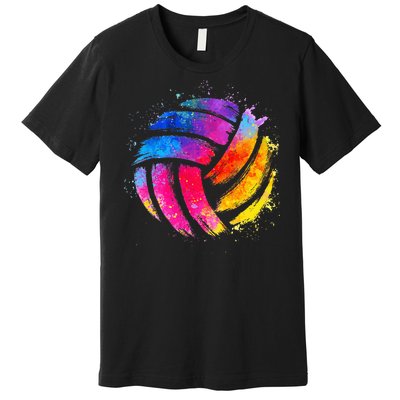 Funny Volleyball Art For Volleyball Lover Tshirtmin Premium T-Shirt