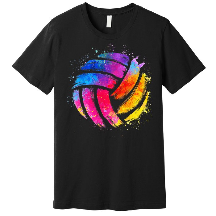 Funny Volleyball Art For Volleyball Lover Tshirtmin Premium T-Shirt