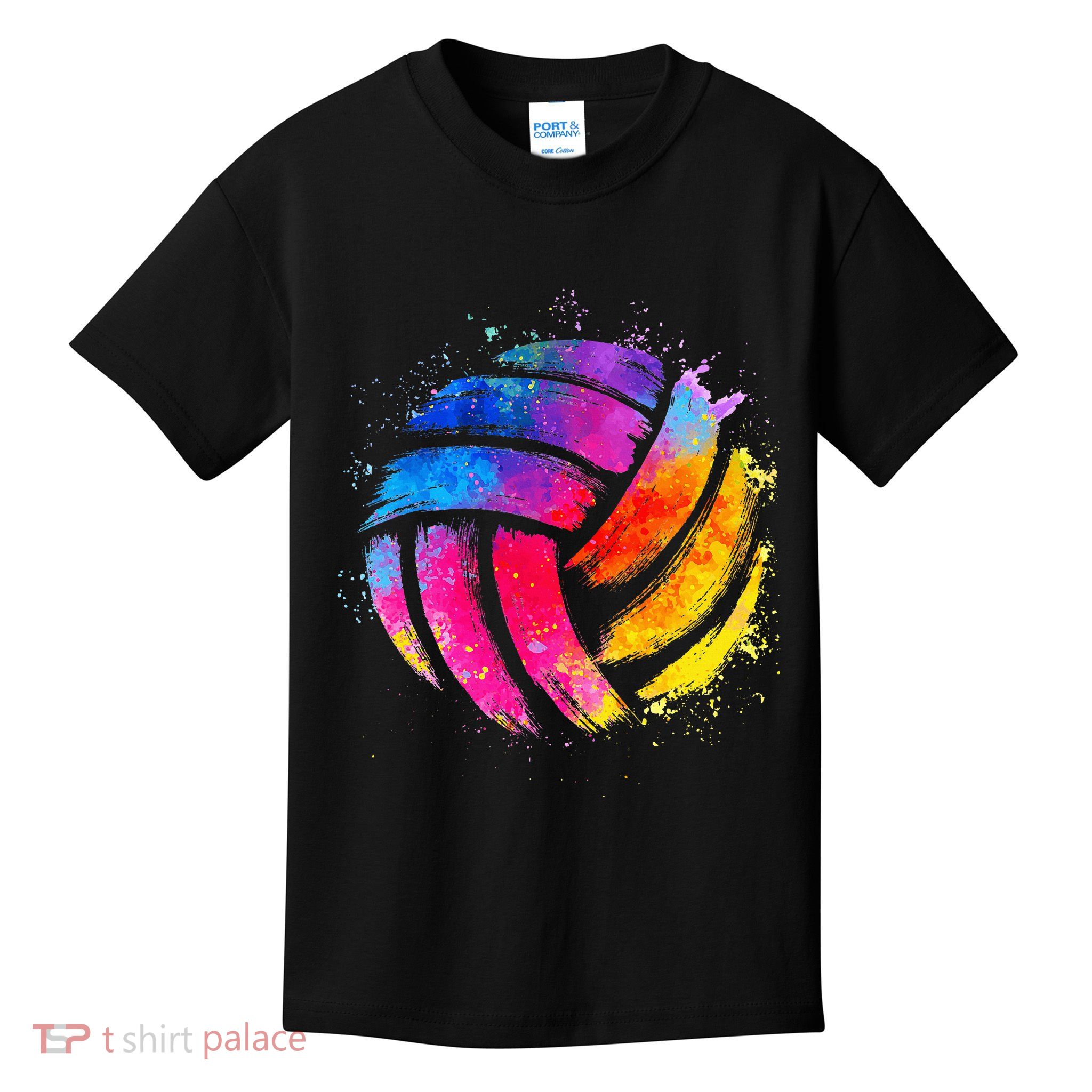 Funny Volleyball Art For Volleyball Lover Tshirtmin Kids T-Shirt