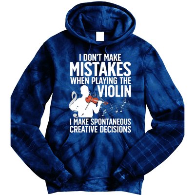 Funny Violin Art For Men Women Violinist Violin Player Tie Dye Hoodie