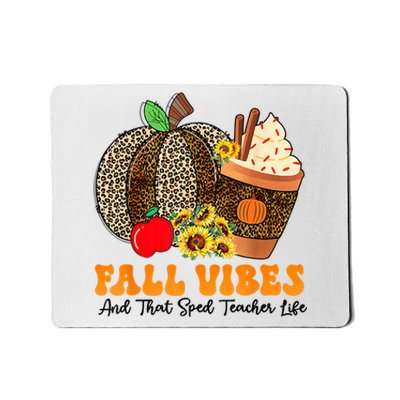 Fall Vibes And That Sped Teacher Life Thanksgiving Costume Mousepad