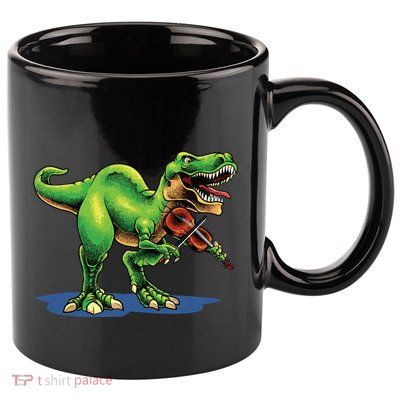 Funny Violin Art For Men Women Violin Player Viola Lover 11oz C Handle Ceramic Mug
