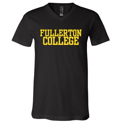 Fullerton Vintage Arch College V-Neck T-Shirt