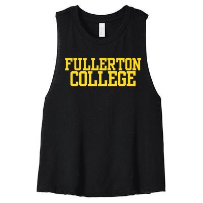 Fullerton Vintage Arch College Women's Racerback Cropped Tank