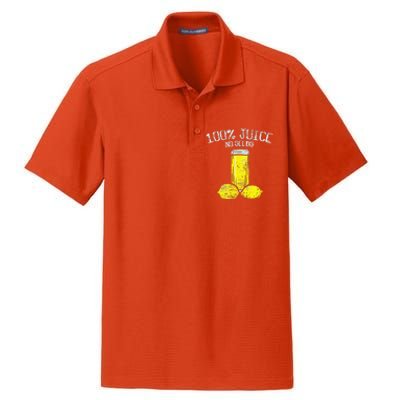 Funny Vasectomy All Juice No Seed Dry Zone Grid Polo